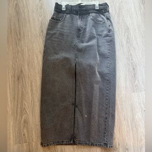 Abercrombie & Fitch Black Denim Skirt